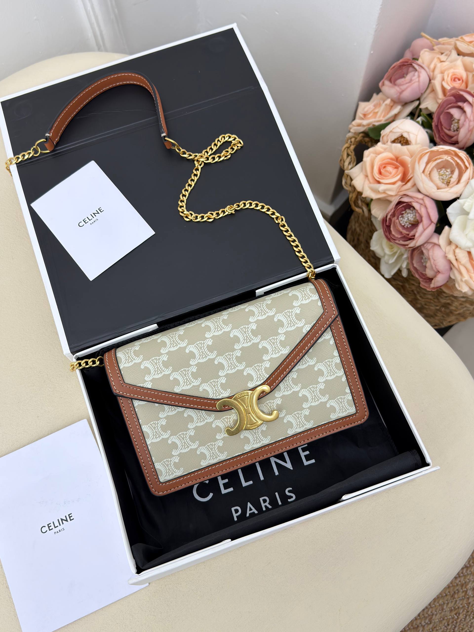 Γυναικεία τσάντα Celine leather