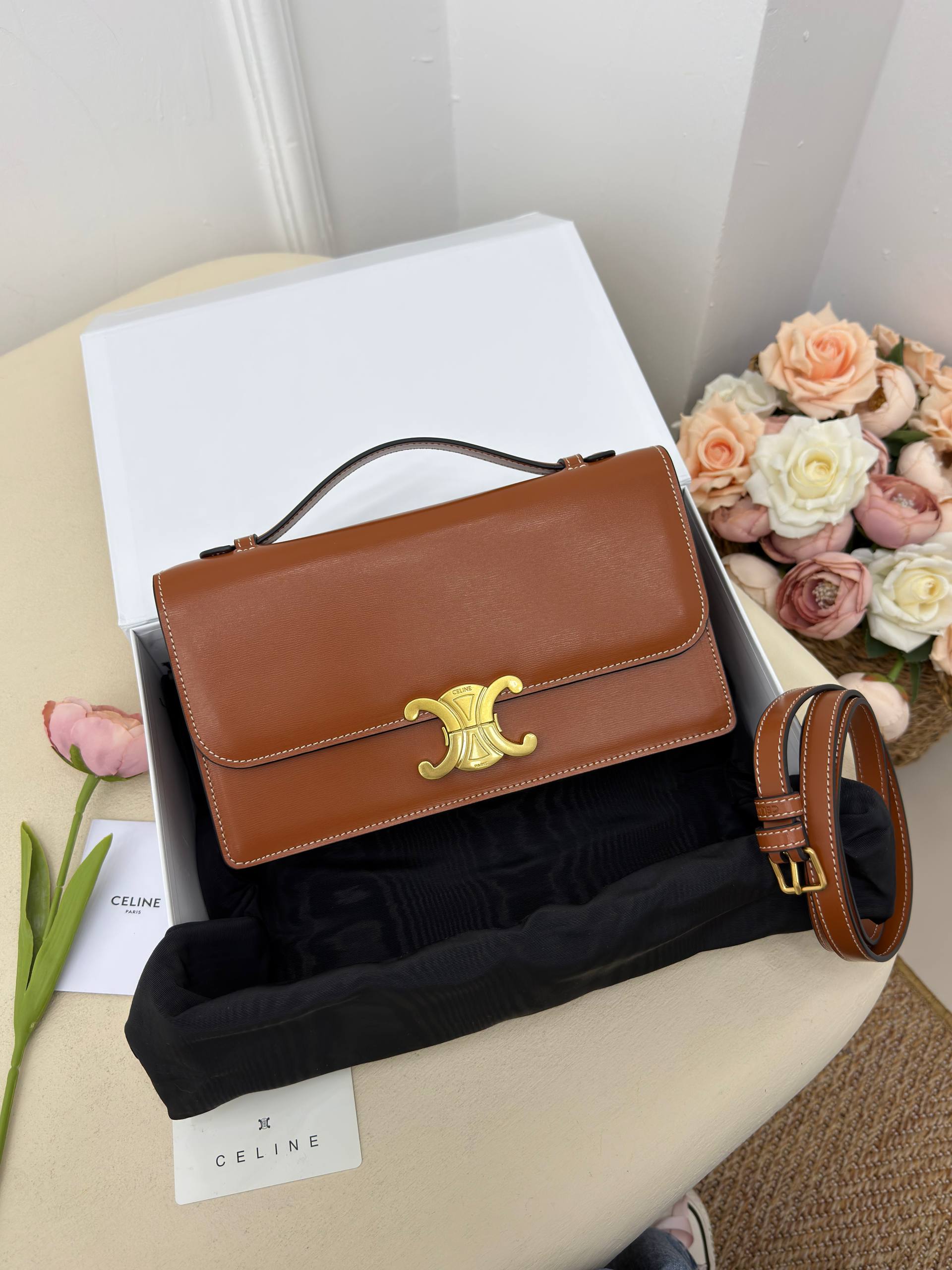Celine Triomphe Folio Bag