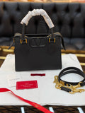 Valentino Garavani VLogo Signature Grained Leather Tote Bag