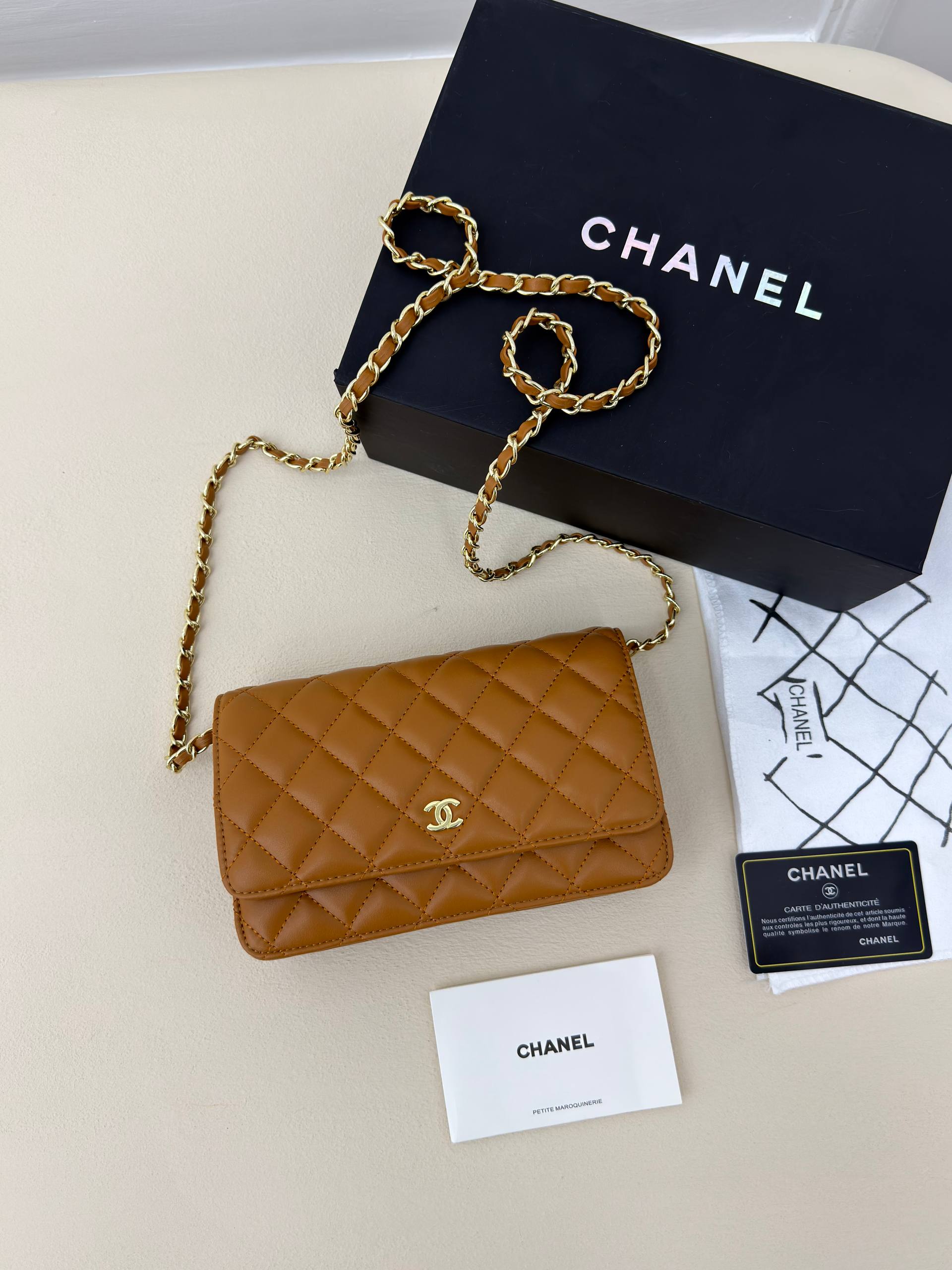 Chanel Classic Wallet On Chain