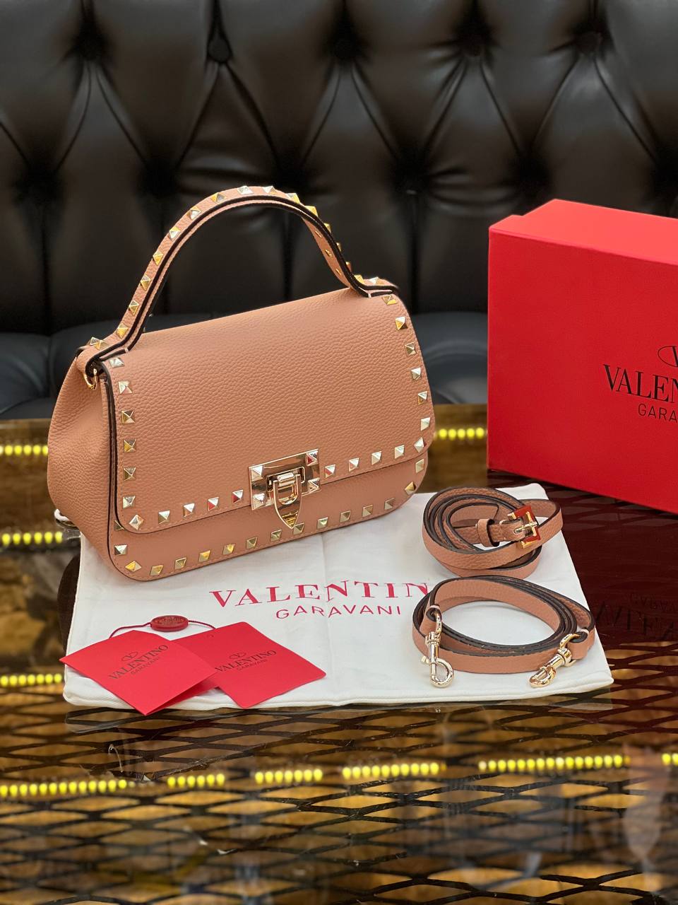 Valentino Garavani Rockstud Double-Handle