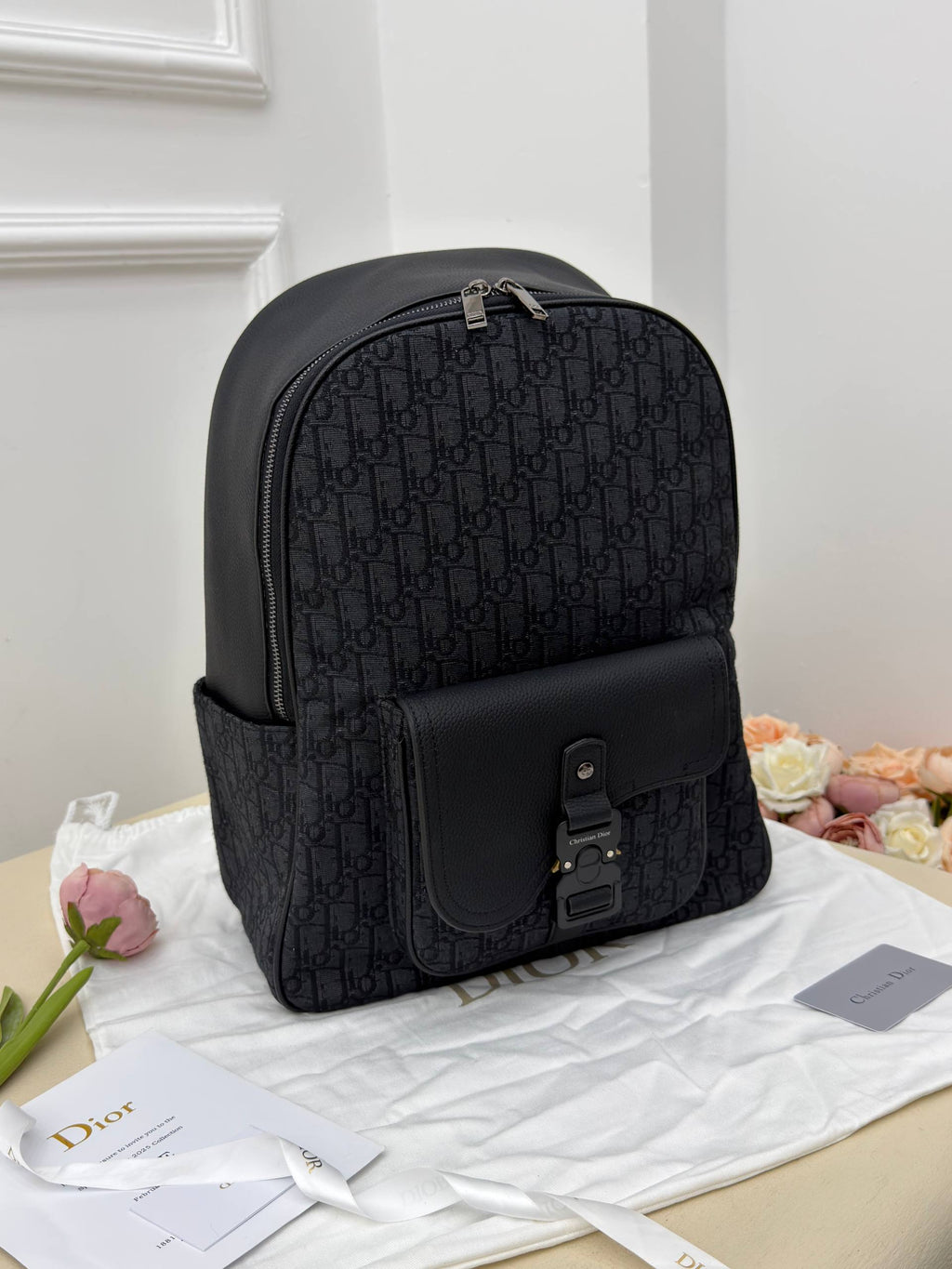 Dior Saddle Zip Backpack