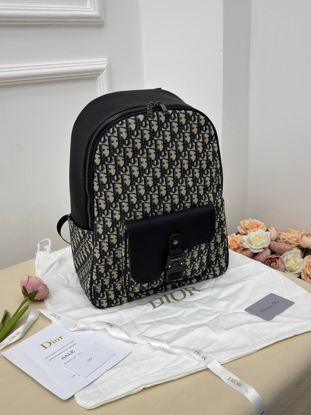 Dior Saddle Zip Backpack
