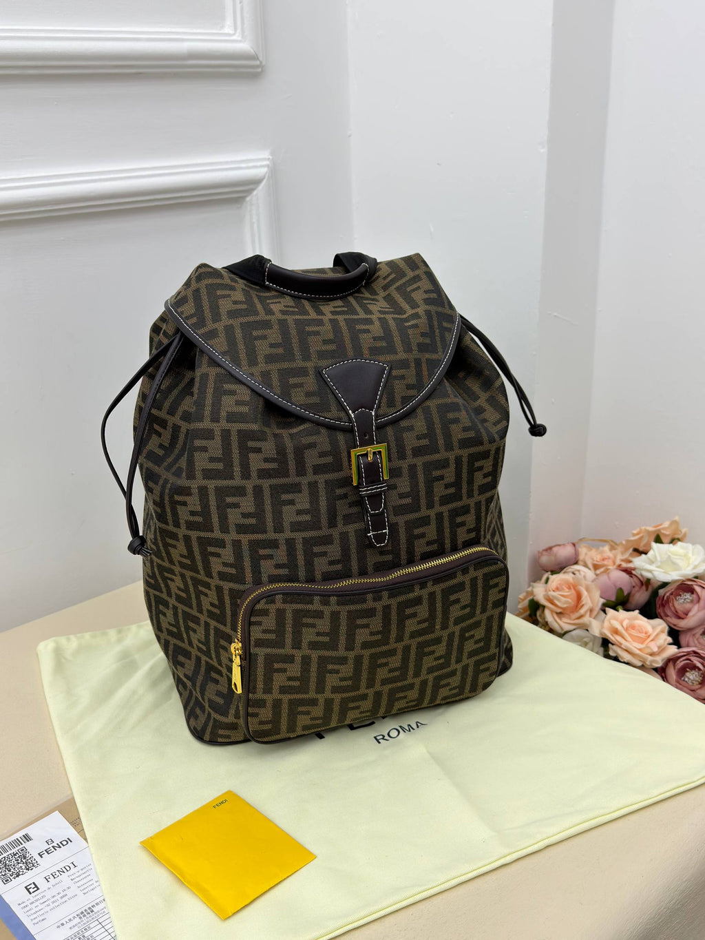 Fendi Zucca Monogram Backpack