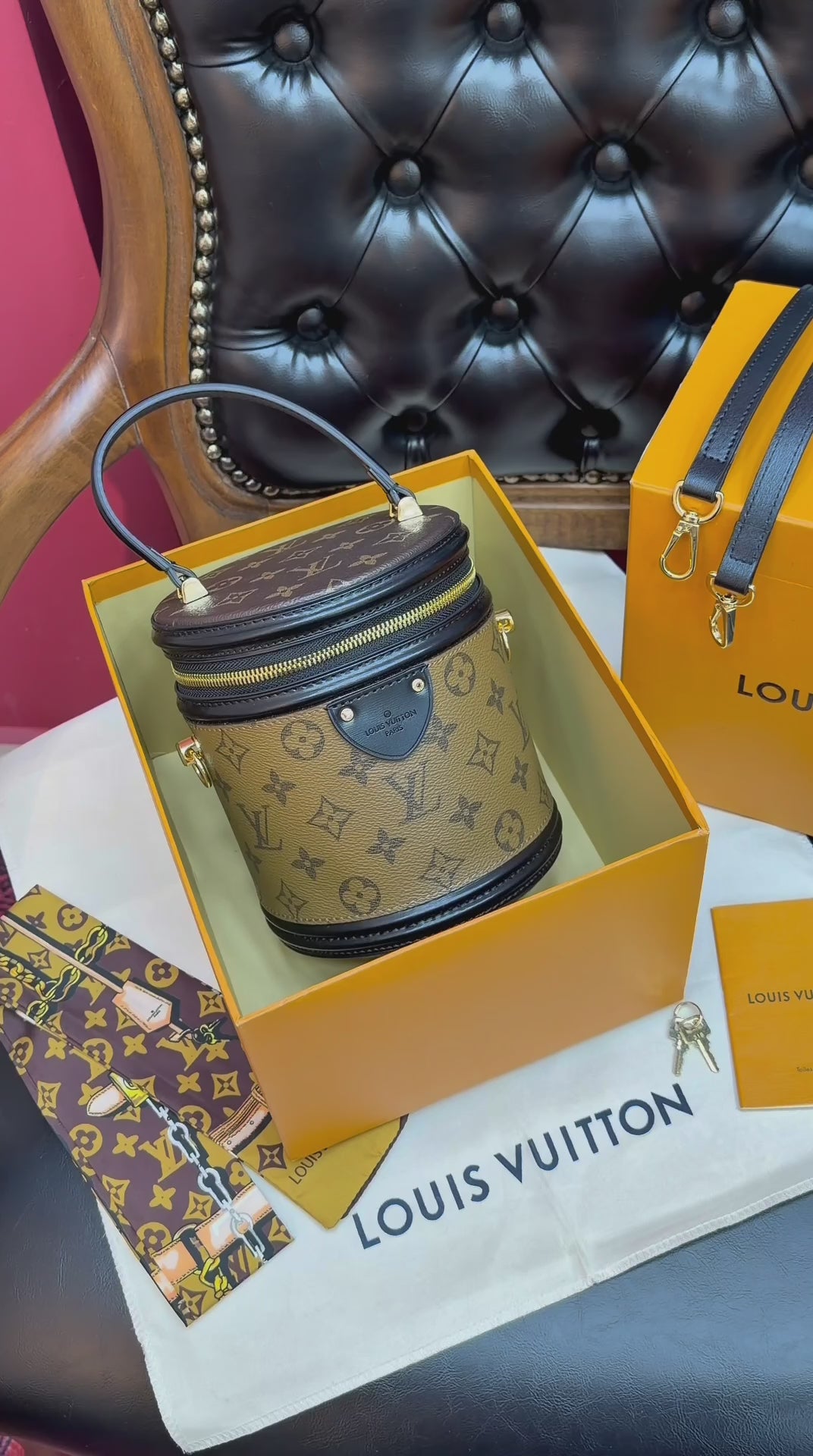 Louis Vuitton Cannes Monogram Reverse bag