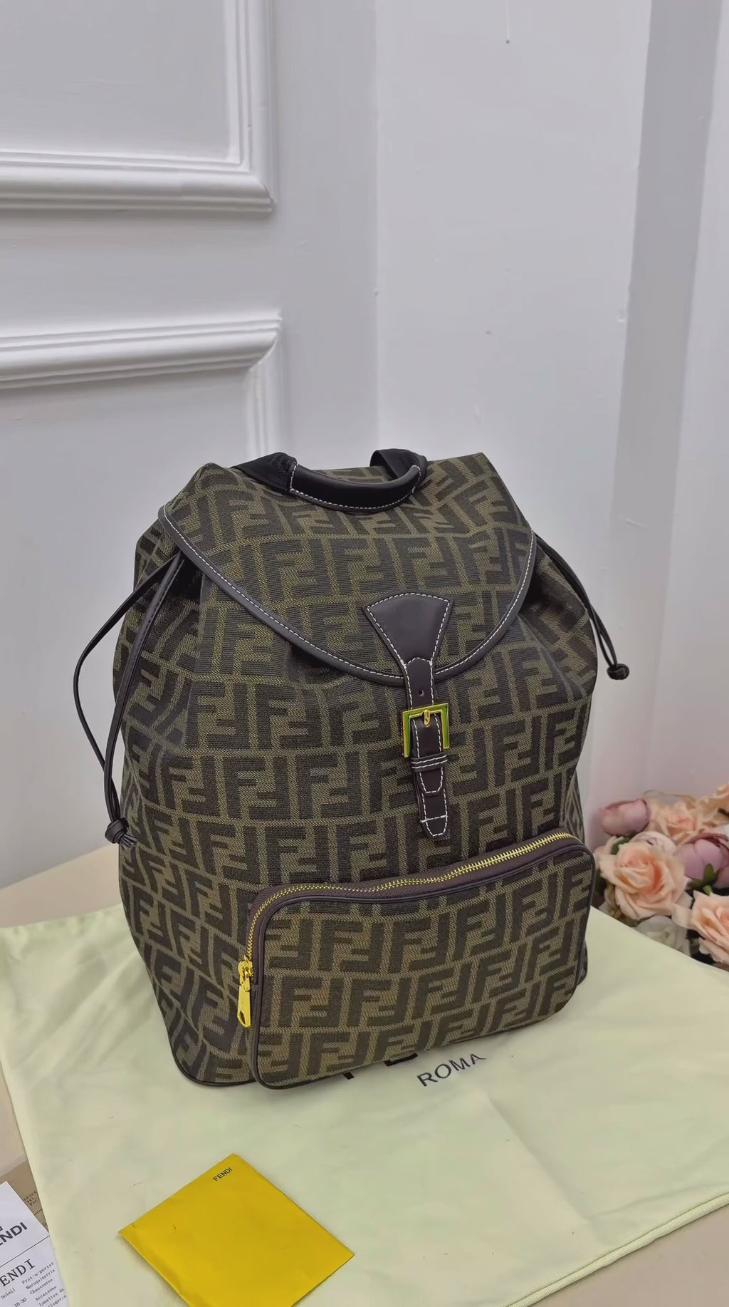 Fendi Zucca Monogram Backpack