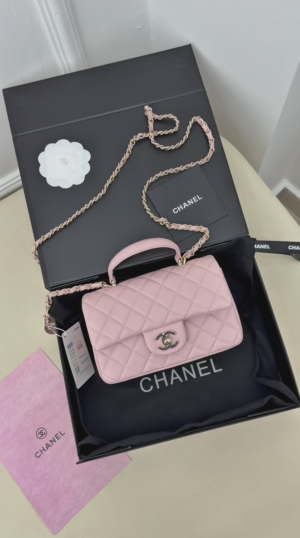 Chanel Flap Bag with Top Handle