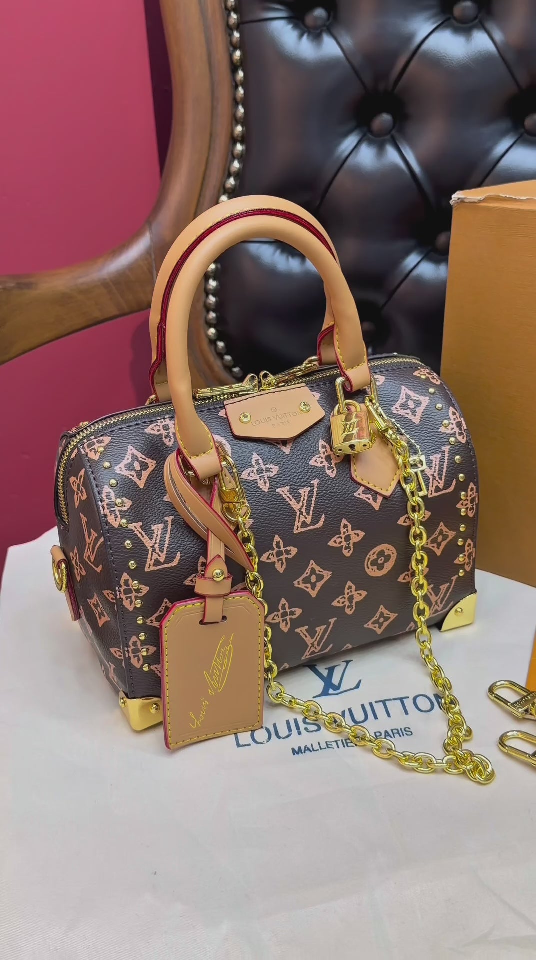 Louis Vuitton Speedy Trunk 20 bag