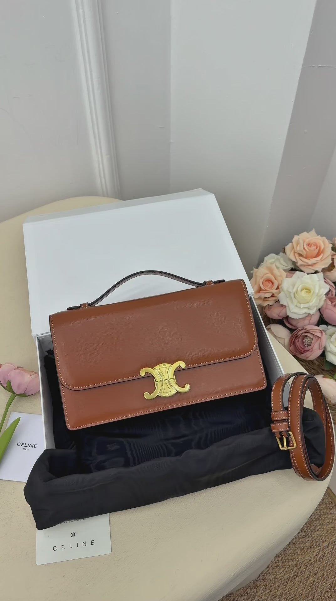 Celine Triomphe Folio Bag